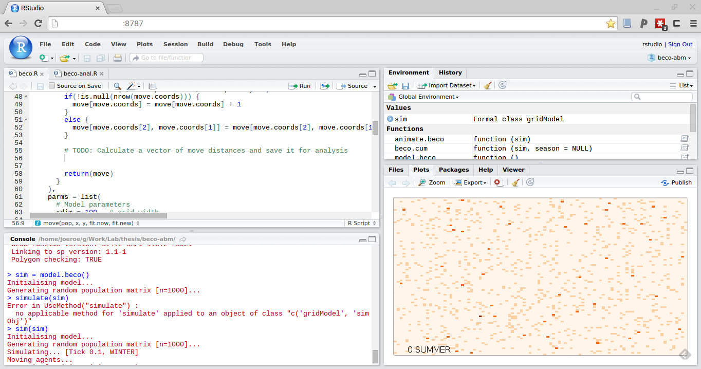 RStudio Server running on a Compute Engine instance